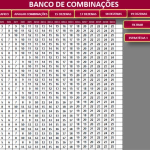 Planilha Lotofácil - Jogos Análise Completa - Excel Avançado