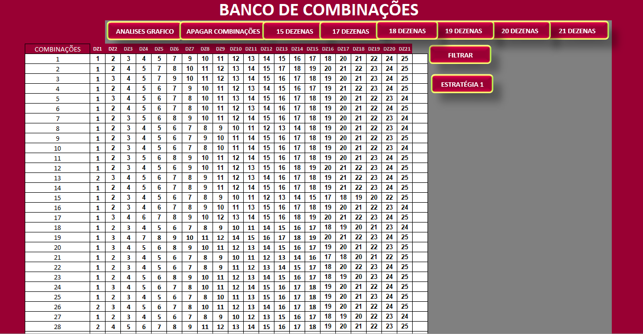 20 Combinações de 21 Números na Lotofacil Que Podem Mudar sua Vida  Financeira para Sempre - Como Jogar Nas Loterias