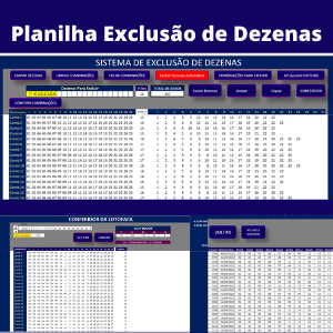 Planilha Lotofácil - Jogos Análise Completa - Excel Avançado