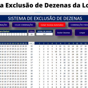 Planilha Lotofacil - Fechamento de 20 Dezenas em Jogos de 16 Numeros -  Canal do Puga